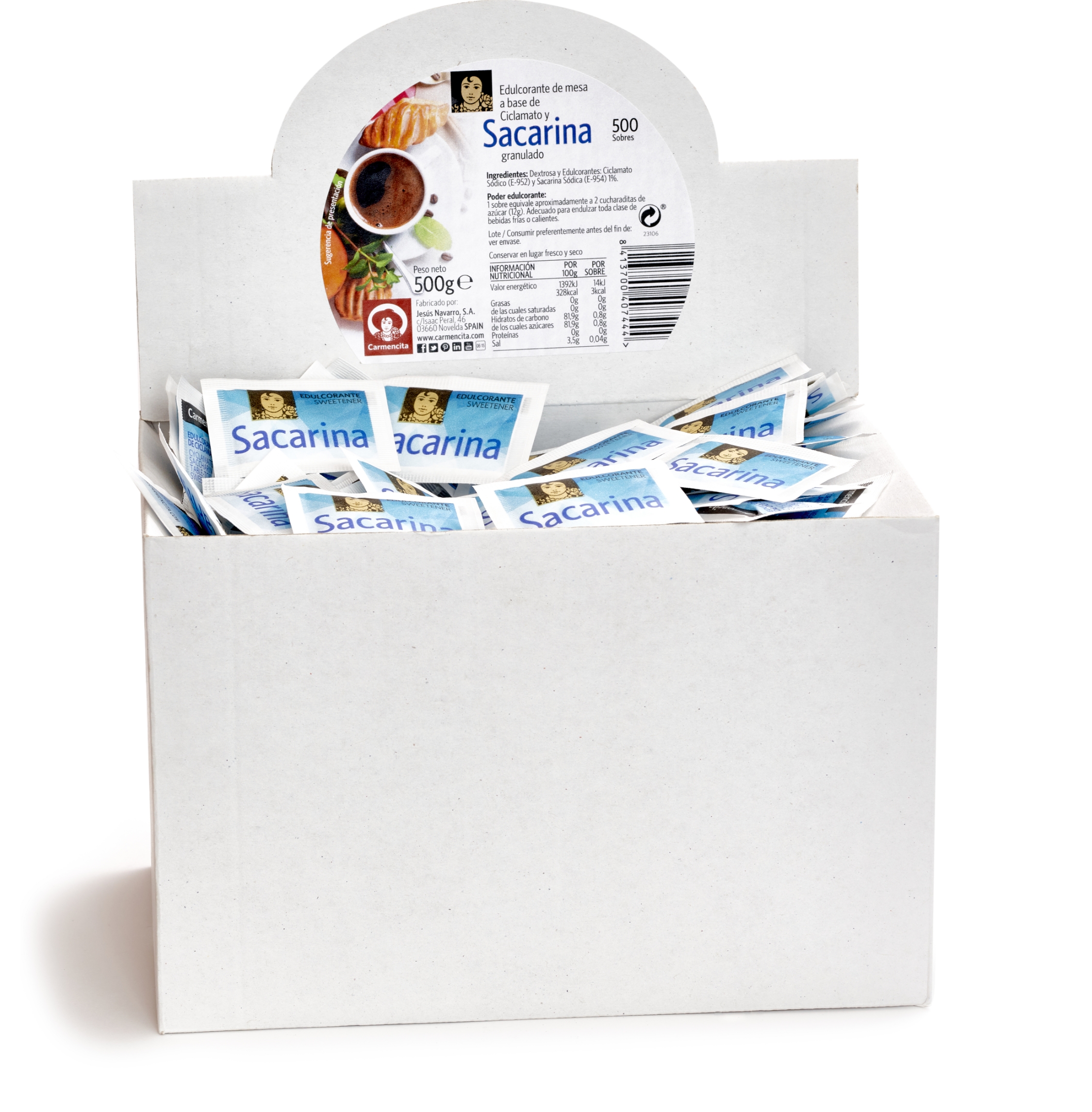 EDULCORANTE 500 SOBRES CARMENCITA