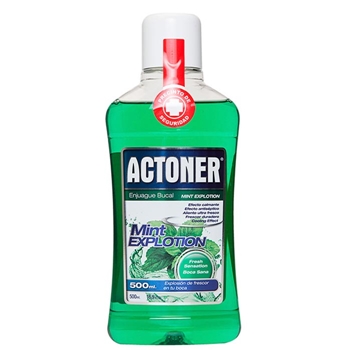 ENJUAGUE BUCAL ACTONER MINT EXPLOTION 500ML