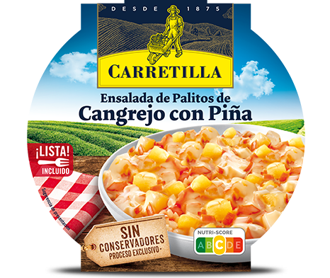 ENSALADA DE CANGREJO Y PIÑA CARRETILLA 240GR