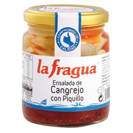 ENSALADA DE MAR CON PIMIENTO  LA FRAGUA TARRO 250GR