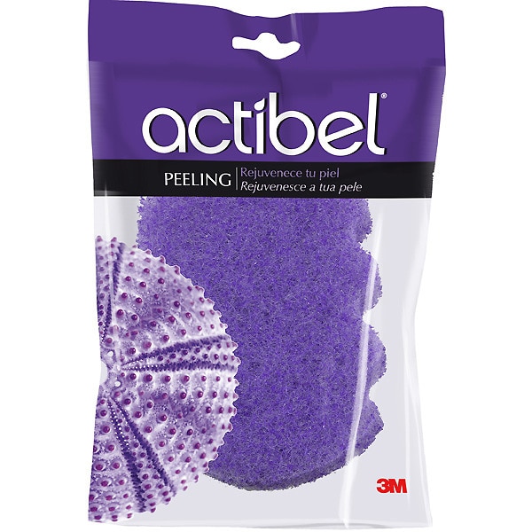 ESPONJA DE BAÑO ACTIBEL PEELING MASAJE EXFOLIANTE 1UNI