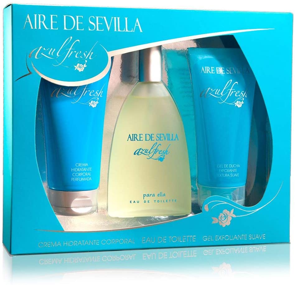 ESTUCHE AIRE DE SEVILLA AZUL FRESH WOMAN 150ML