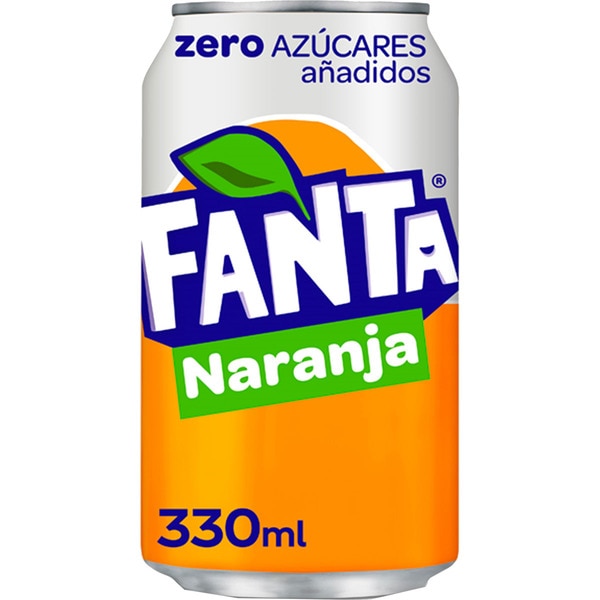 FANTA NARANJA ZERO LATA 330ML