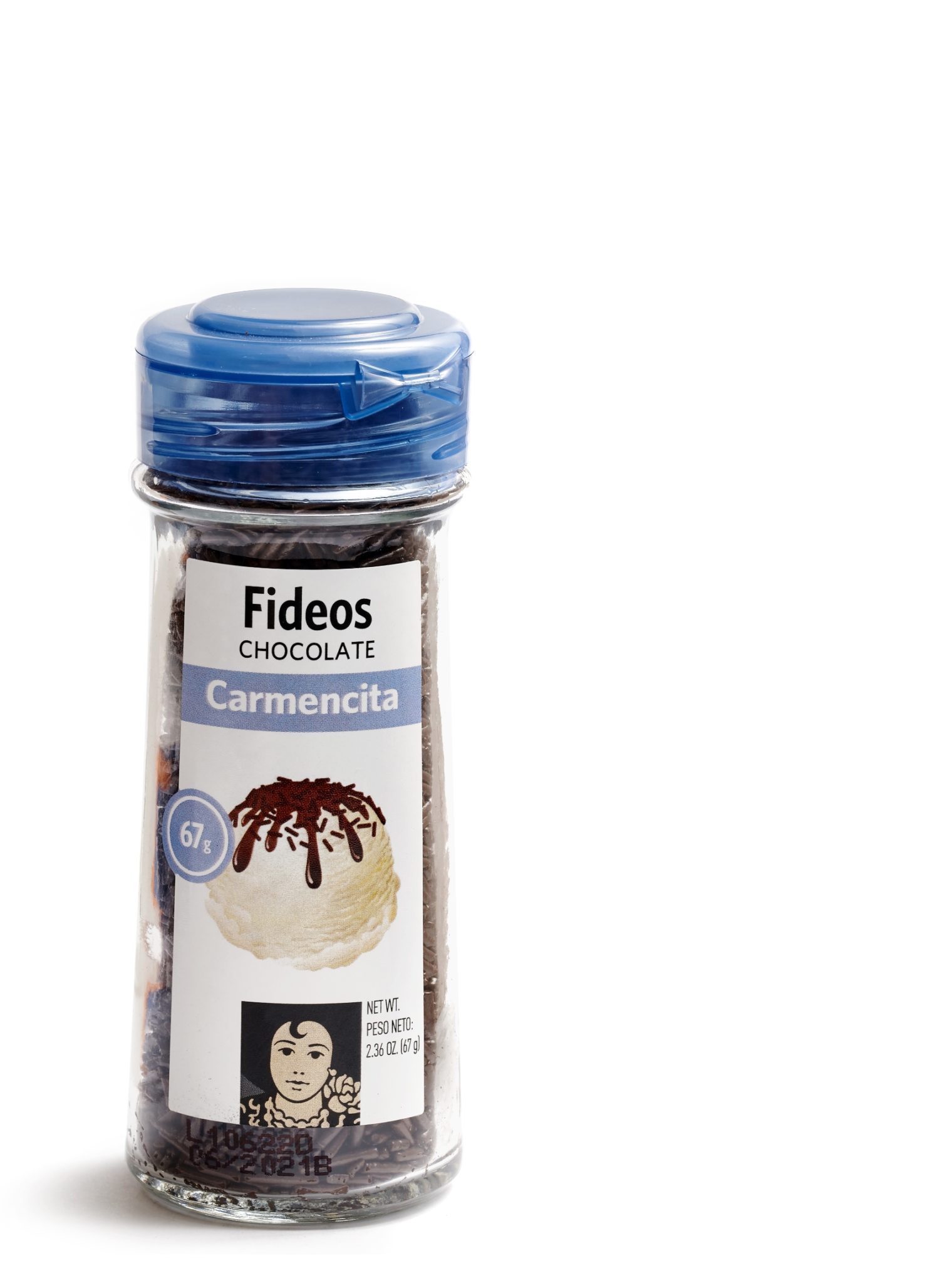 FIDEOS DE CHOCOLATE CARMENCITA 75 GRS