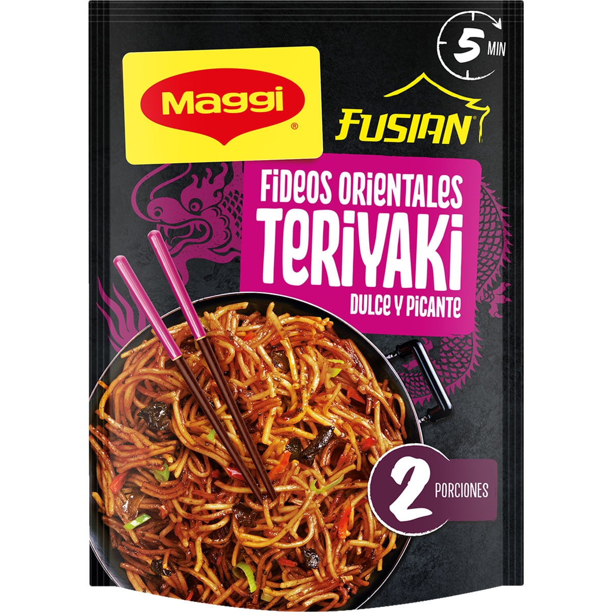 FIDEOS MAGGI FUSIAN TERIYAKI 130 GRA