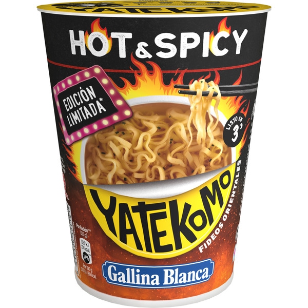 FIDEOS YATEKOMO HOT&SPICY 61GR