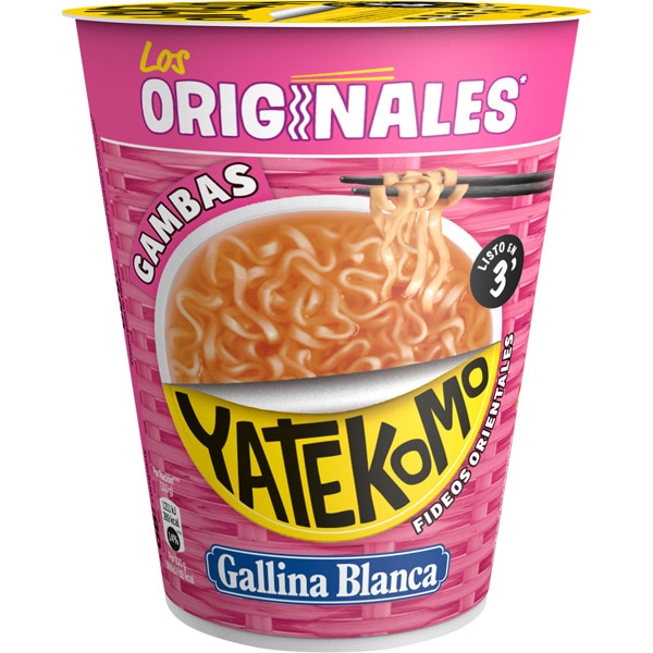 FIDEOS YATEKOMO VASO GAMBAS 61GR