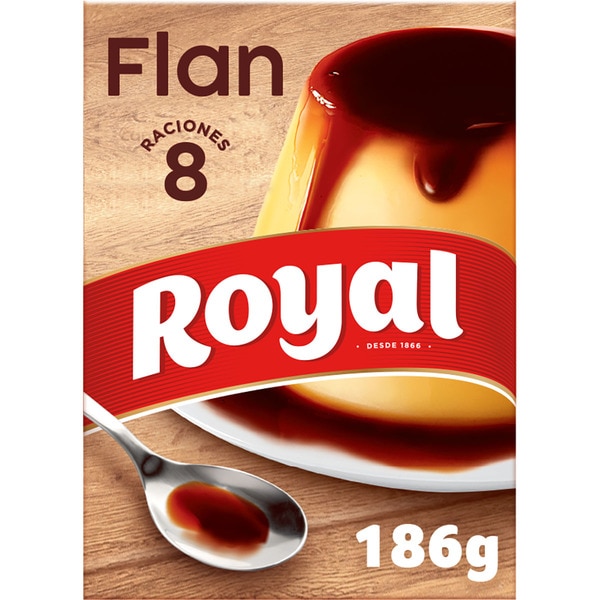 FLAN ROYAL DOBLE 8 RACIONES 186 GRS