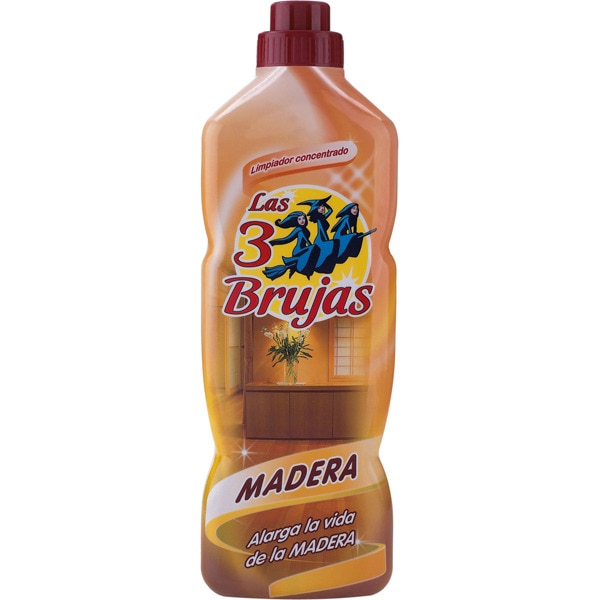 FREGASUELOS MADERA LAS 3 BRUJAS 1LT