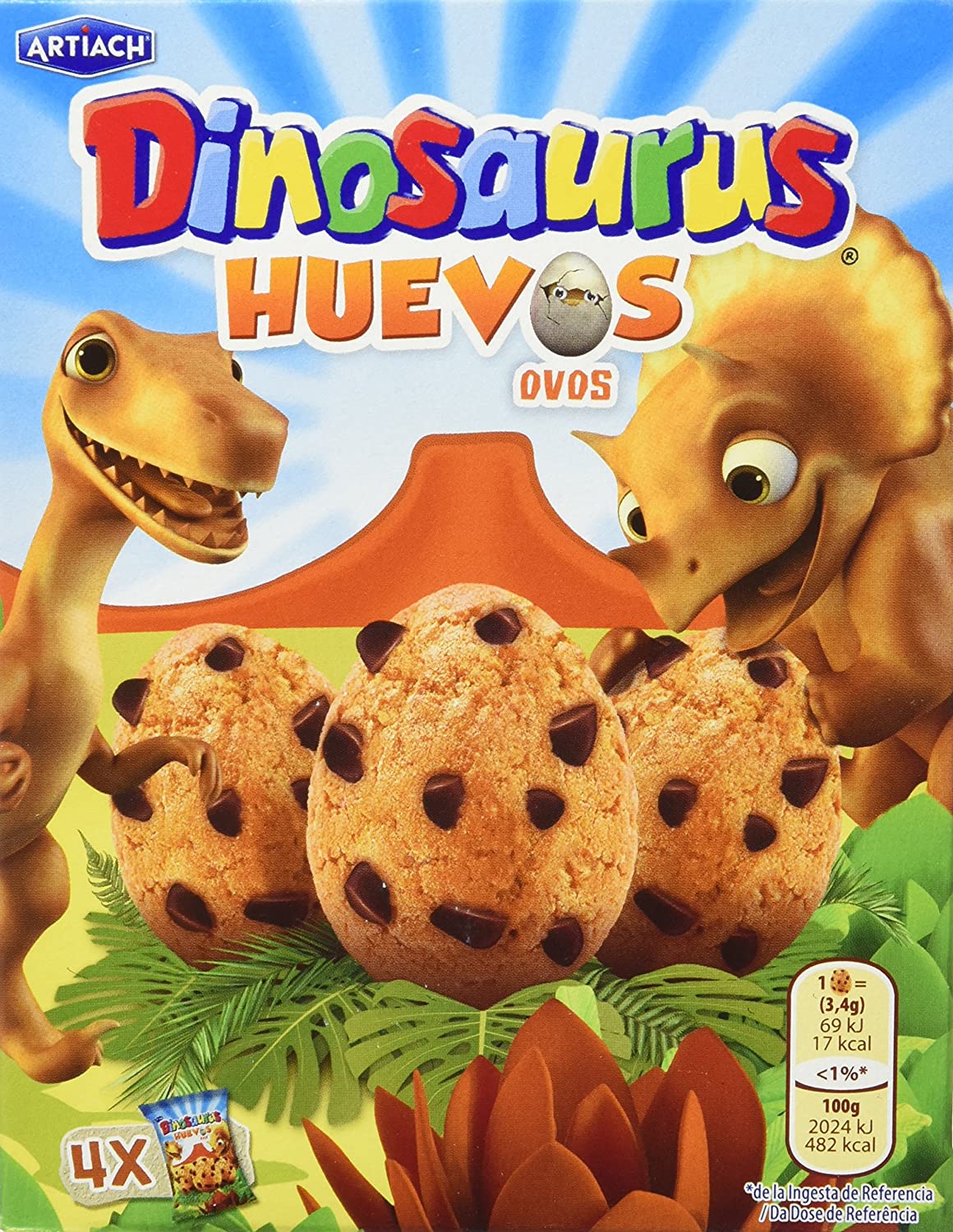 GALLETAS  DINOSAURIUS HUEVO 140GR
