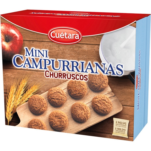 GALLETAS CUETARA MINI CAMPURRIANAS 600GR