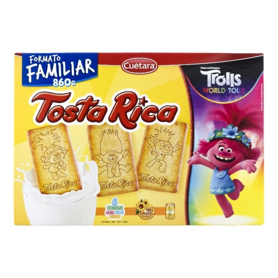 GALLETAS CUETARA TOSTA-RICA 760GR