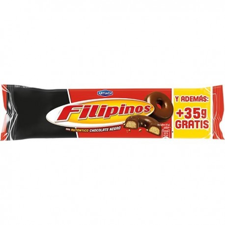 GALLETAS FILIPINOS CHCTE. NEGRO  93 GRS