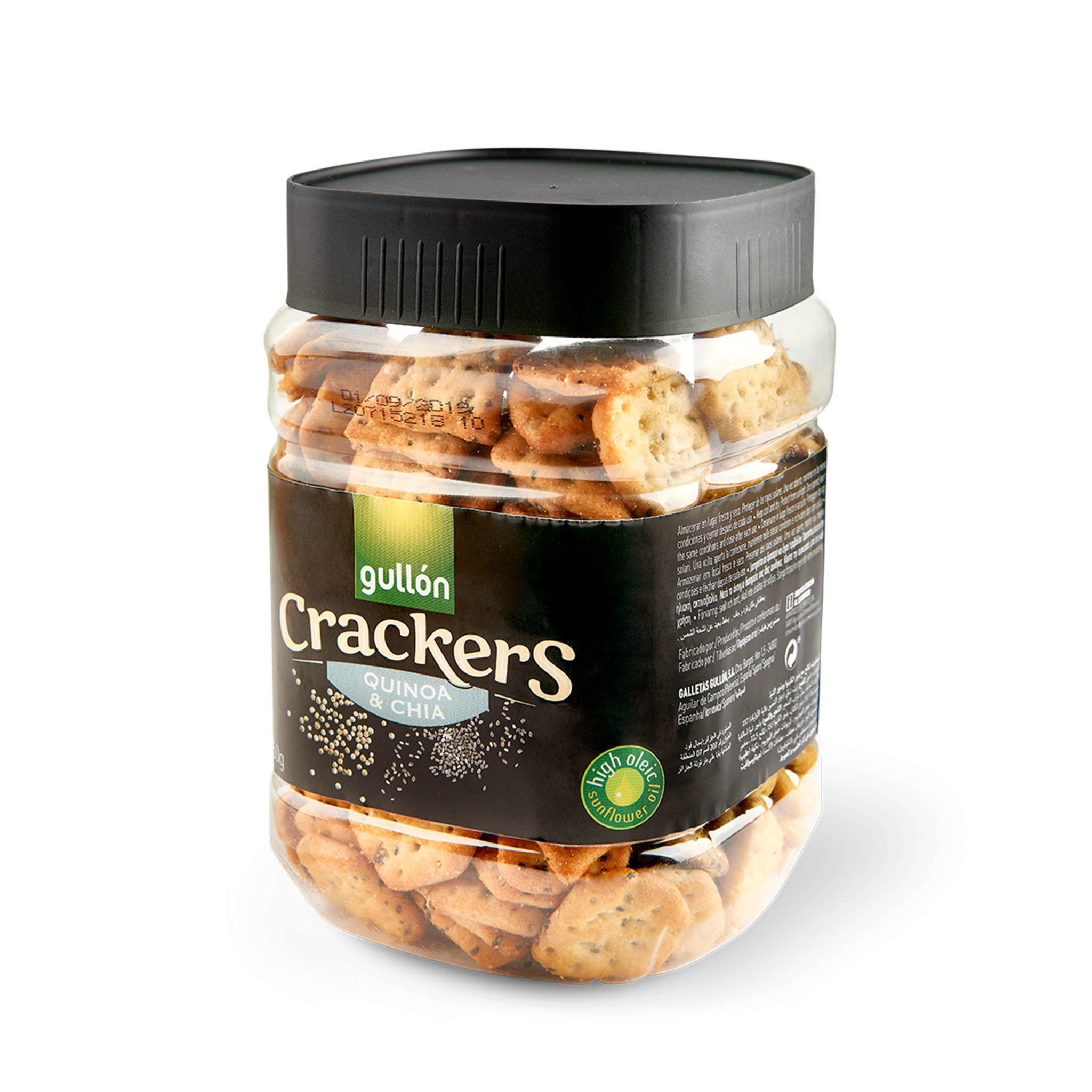 GALLETAS GULLON CRACKERS QUINOA & CHIA 250GRS