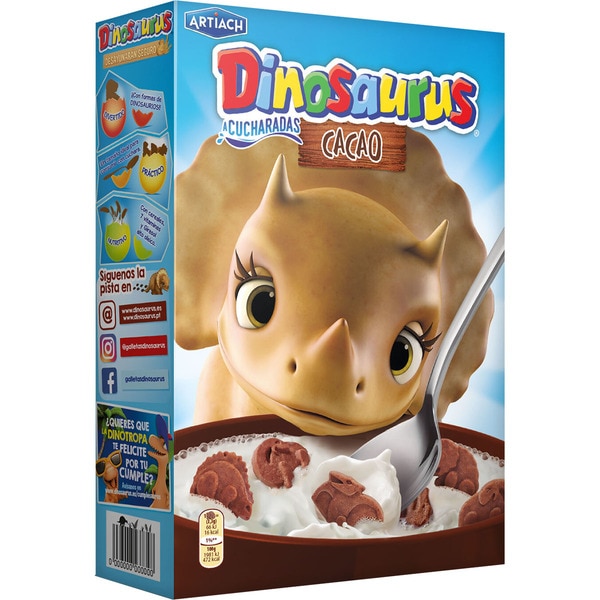 GALLETAS MINI DINOSAURUS CHOCO 350GR