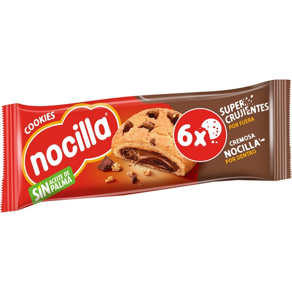 GALLETAS NOCILLA RELLENAS DE CHOCOLATE 6UNI 120GR