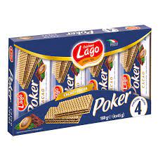 GALLETAS POKER CACAO 45X4 180 GR