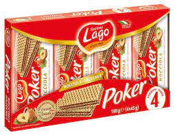 GALLETAS POKER NOCCIOLA 45X4 180 GR