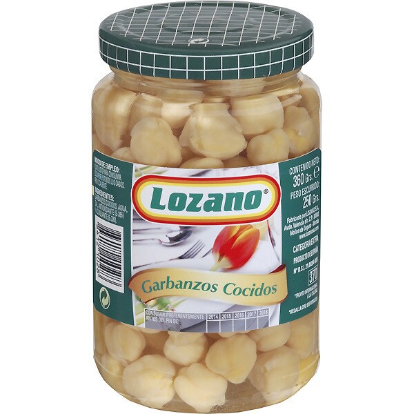 GARBANZOS LOZANO TARRO 295 GRS.
