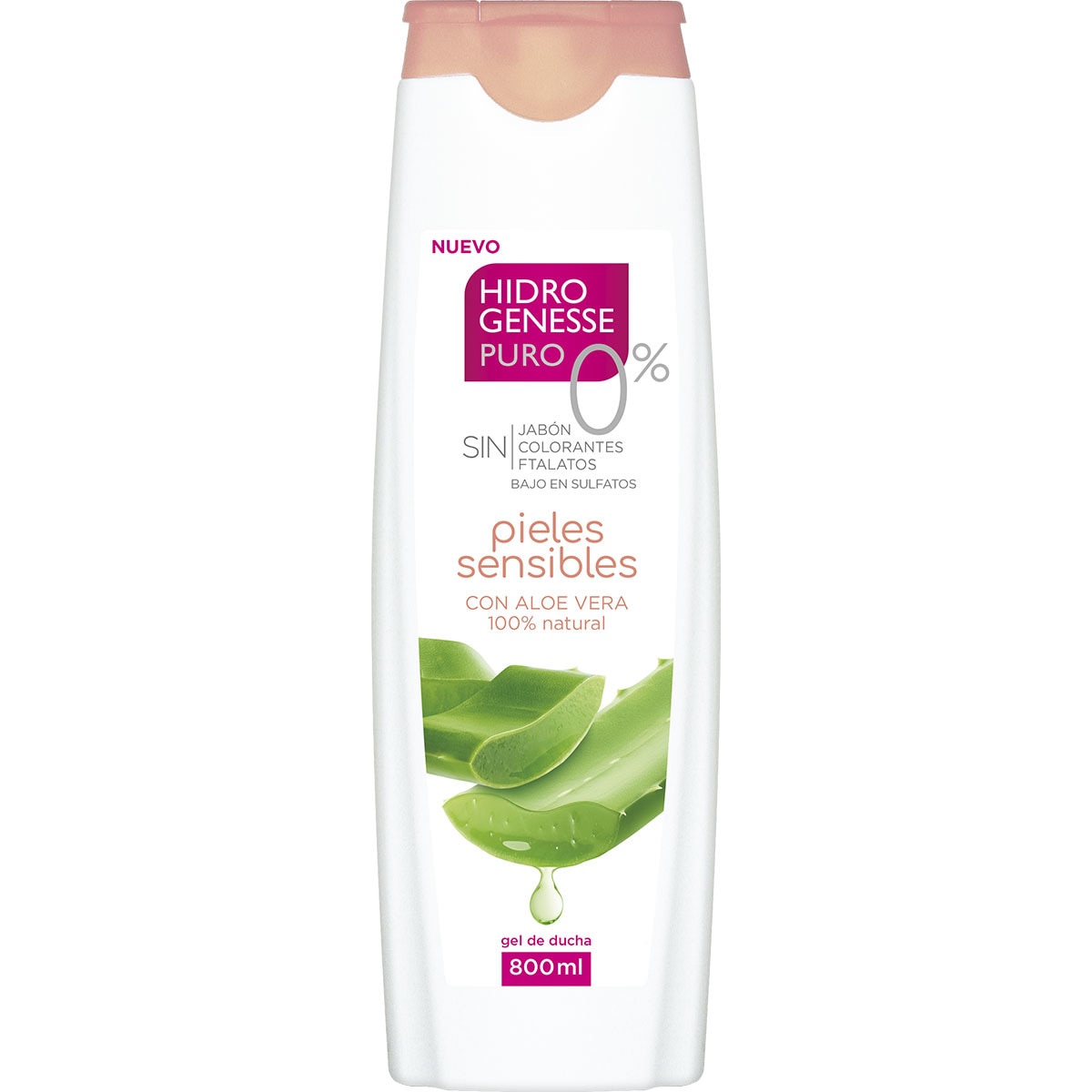 GEL HIDRO GENESSE PIEL SENSIBLE 800 CC