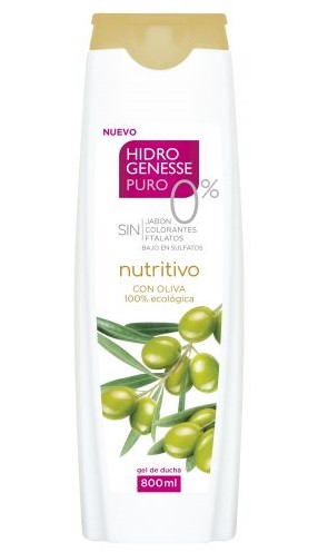 GEL HIDROGENESSE NUTRITIVO CON OLIVA 800ML