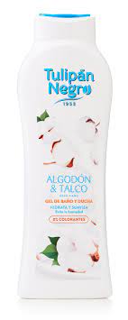GEL TULIPAN NEGRO ALGONDO Y TALCO 650 ML