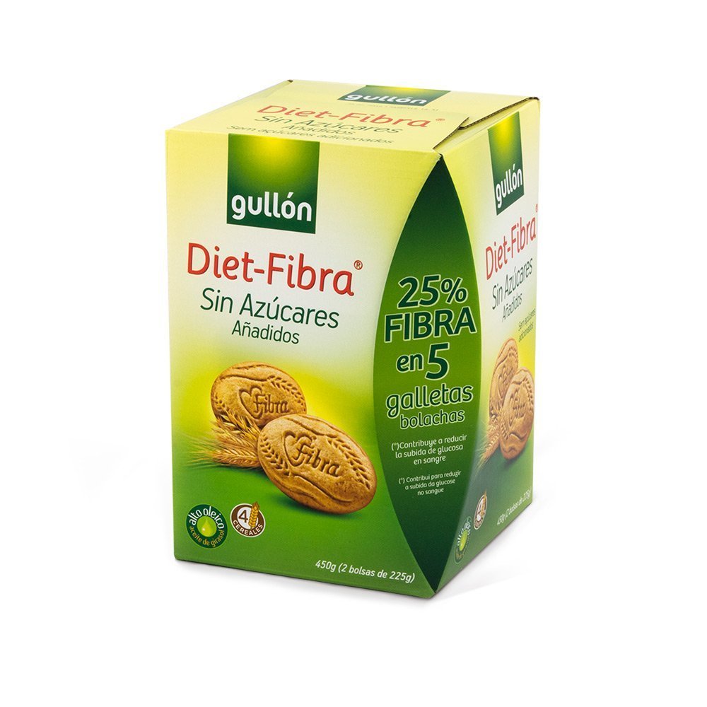 GLLTAS. GULLON DIET-FIBRA SIN AZUCAR 450