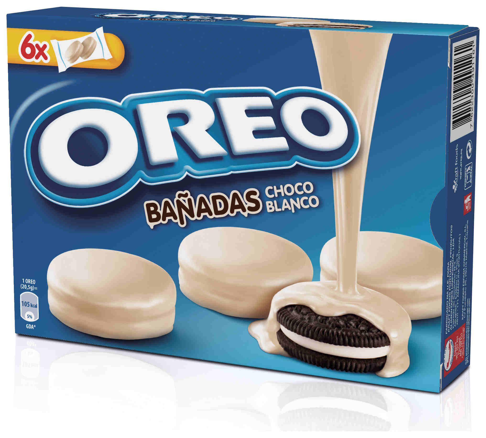 GLLTAS. OREO BAÑADAS CHCTE. BLANCO 246 G