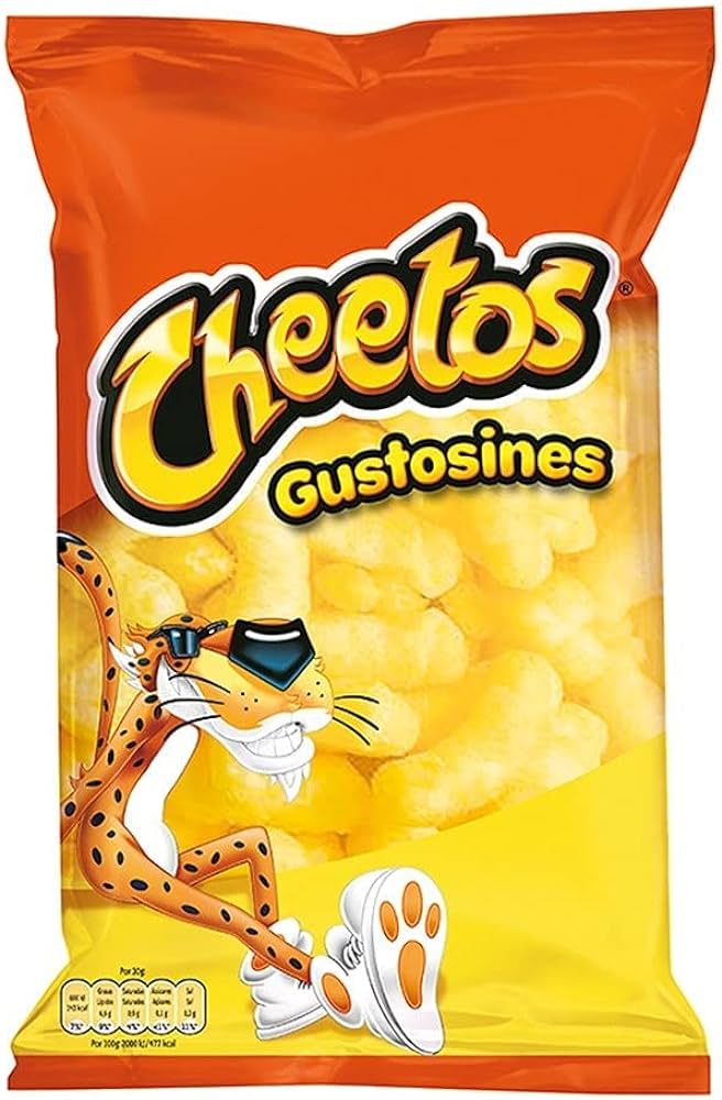 GUSANITOS CHEETOS GUSTOSINES 80 GR