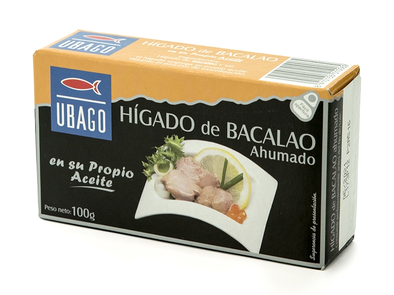 HIGADO DE BACALAO UBAGO 125GR