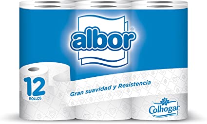 HIGIENICO COLHOGAR ALBOR 12 ROLLOS