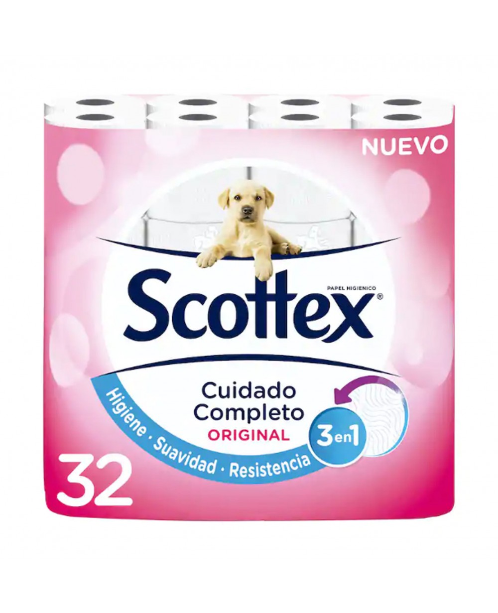HIGIENICO SCOTTEX  ORIGINAL 32 R. 2 CAPAS