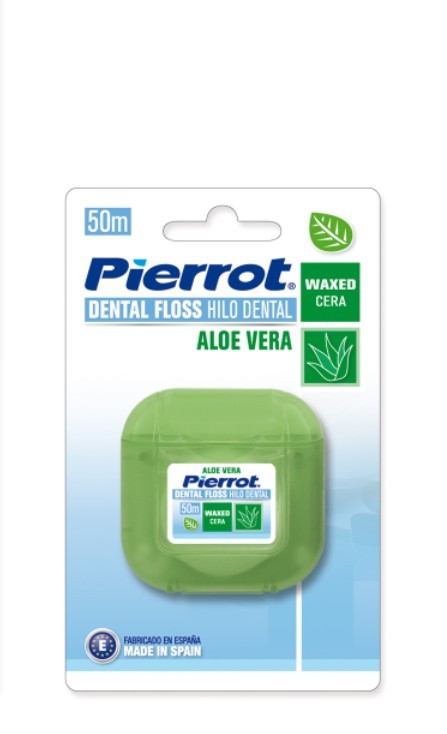 HILO DENTAL PIERROT ALOE VERA 50 MTS