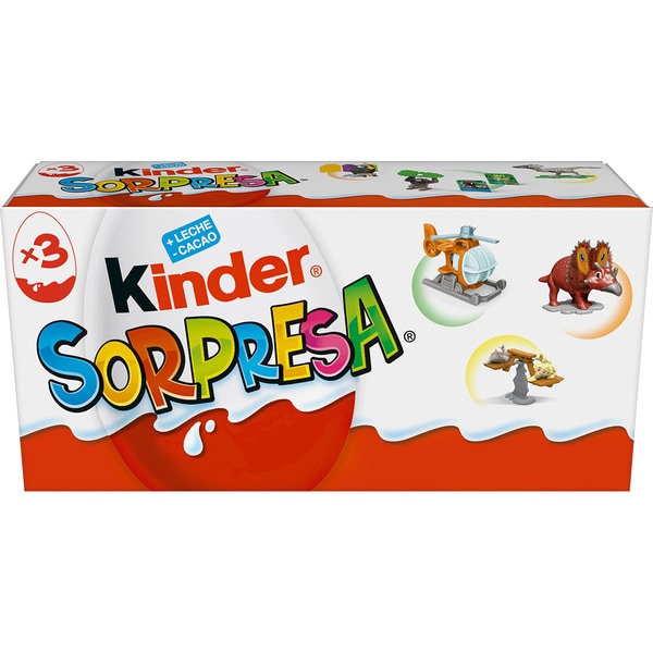 HUEVO KINDER SOPRESA PK-3 20GR