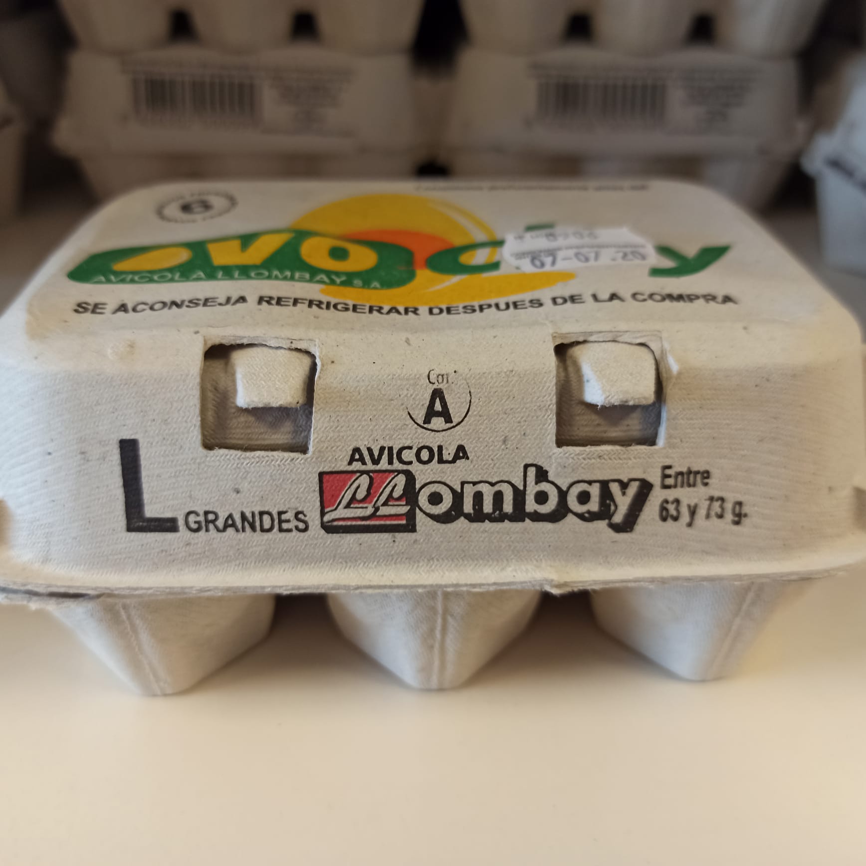 HUEVOS L LLOMBAY 6 UNI