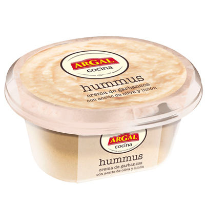 HUMUS DE GARBANZOS CON ACEITE OLIVA Y LIMON ARGAL 220GR