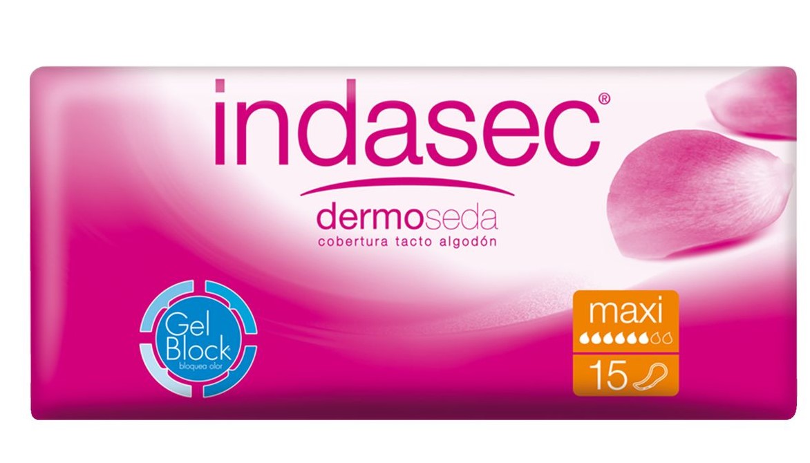 INDASEC DERMOSEDA INCONTINENCIA MAXI 15UNI