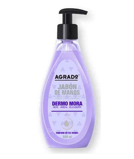 JABON DE MANOS DOSIFICADOR AGRADO DERMO MORA 500ML