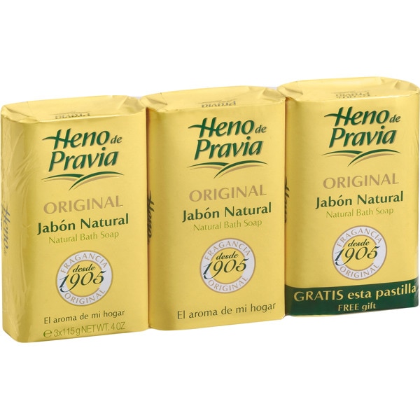 JABON DE MANOS PASTILLAS HENO DE PRAVIA PK-2 115GRS