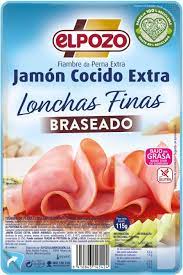 JAMON COCIDO BRASEADO EL POZO 115 GR