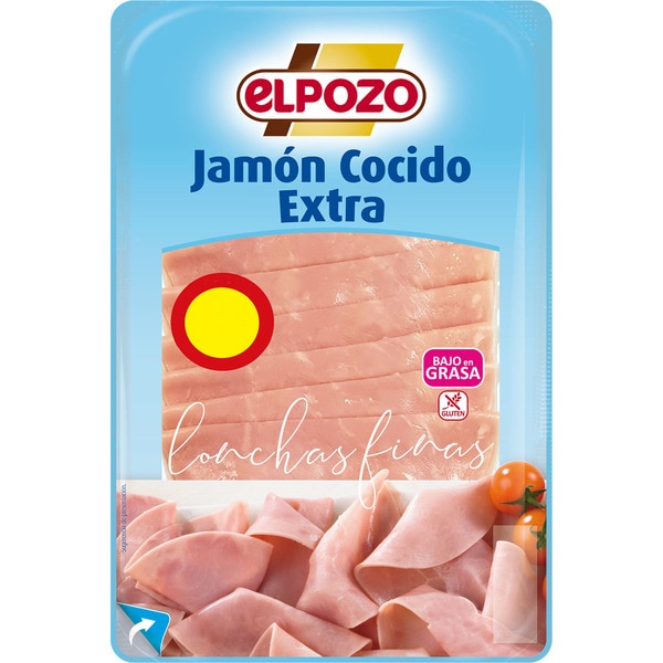 JAMON COCIDO EXTRA EL POZO FINAS LONCHAS 85GRS