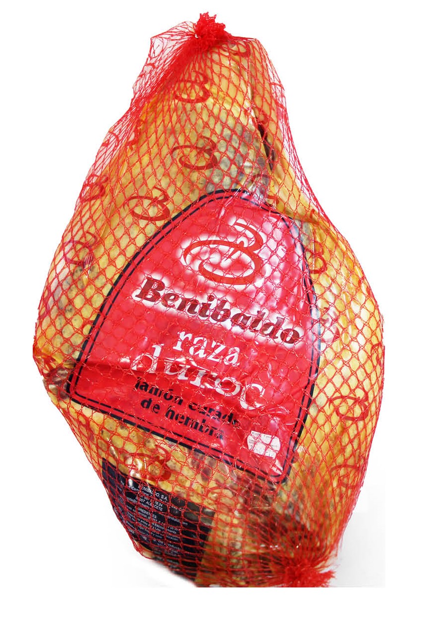 JAMON DE HEMBRA DUROC BENIBALDO 250GR APROX