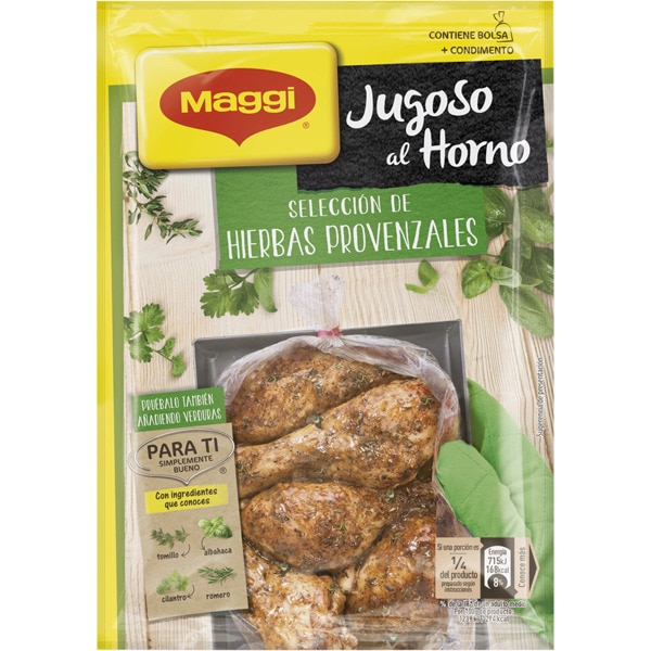 JUGOSO AL HORNO DE POLLO CON HIERBAS PROVENZALES