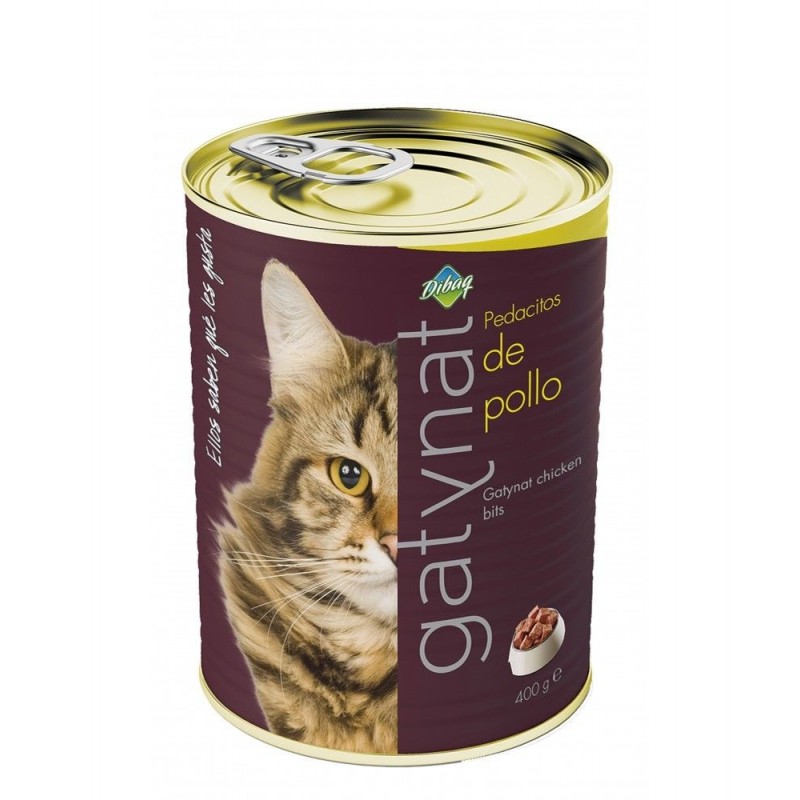 LATA HUMEDA GATYNAT POLLO 400GRS