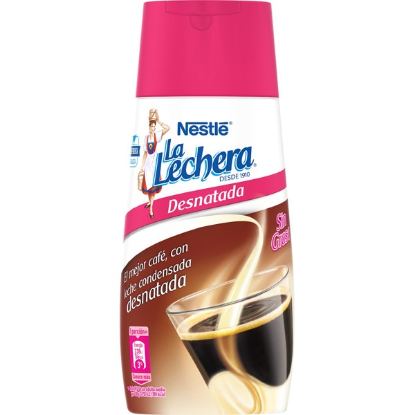 LECHE CONDENSADA LA LECHERA SIRVE FACIL DESNATADA 450GR