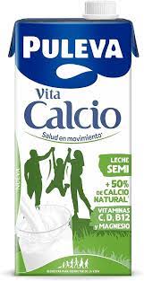 LECHE PULEVA CALCIO SEMIDESNT. BRIK 1 LT