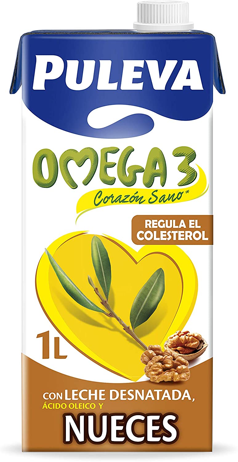 LECHE PULEVA OMEGA-3 NUECES BRIK 1LT.