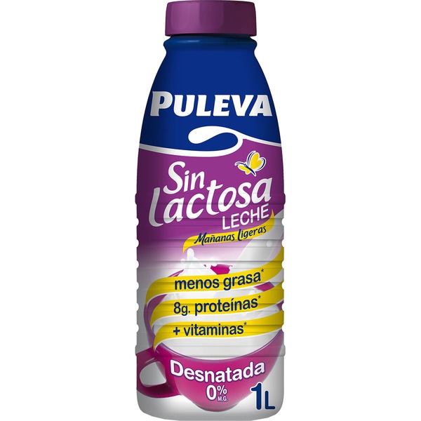 LECHE PULEVA SIN LACTOSA DESNATADA BTLLA