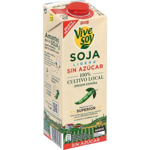 LECHE VIVESOY SOJA PLUS LIGERA SIN AZÚCAR