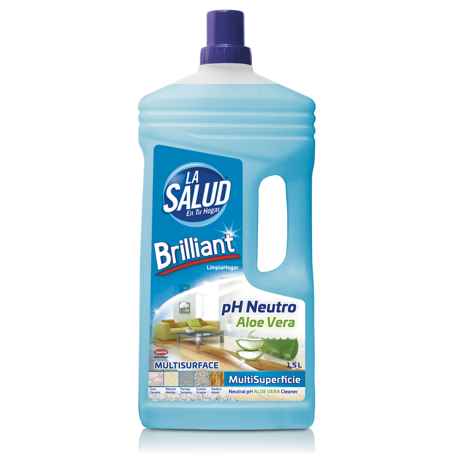 LIMPIAHOGAR LA SALUD PH NEUTRO 1.5 LT